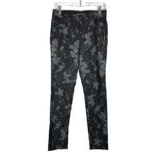 Equestrian Pants Stretch Jeggings Floral Skinny S